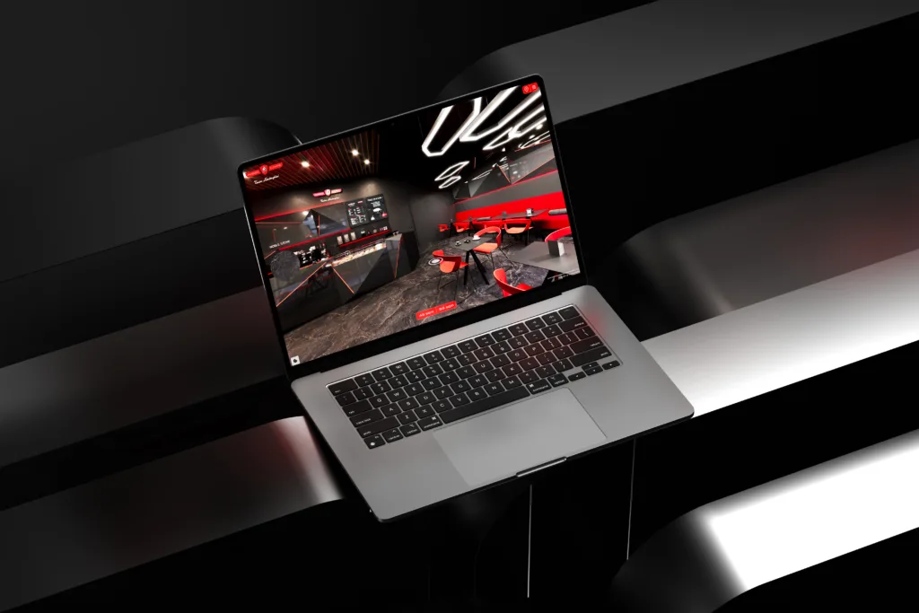 Tonino Lamborghini Rosso Caffè Virtual Stand