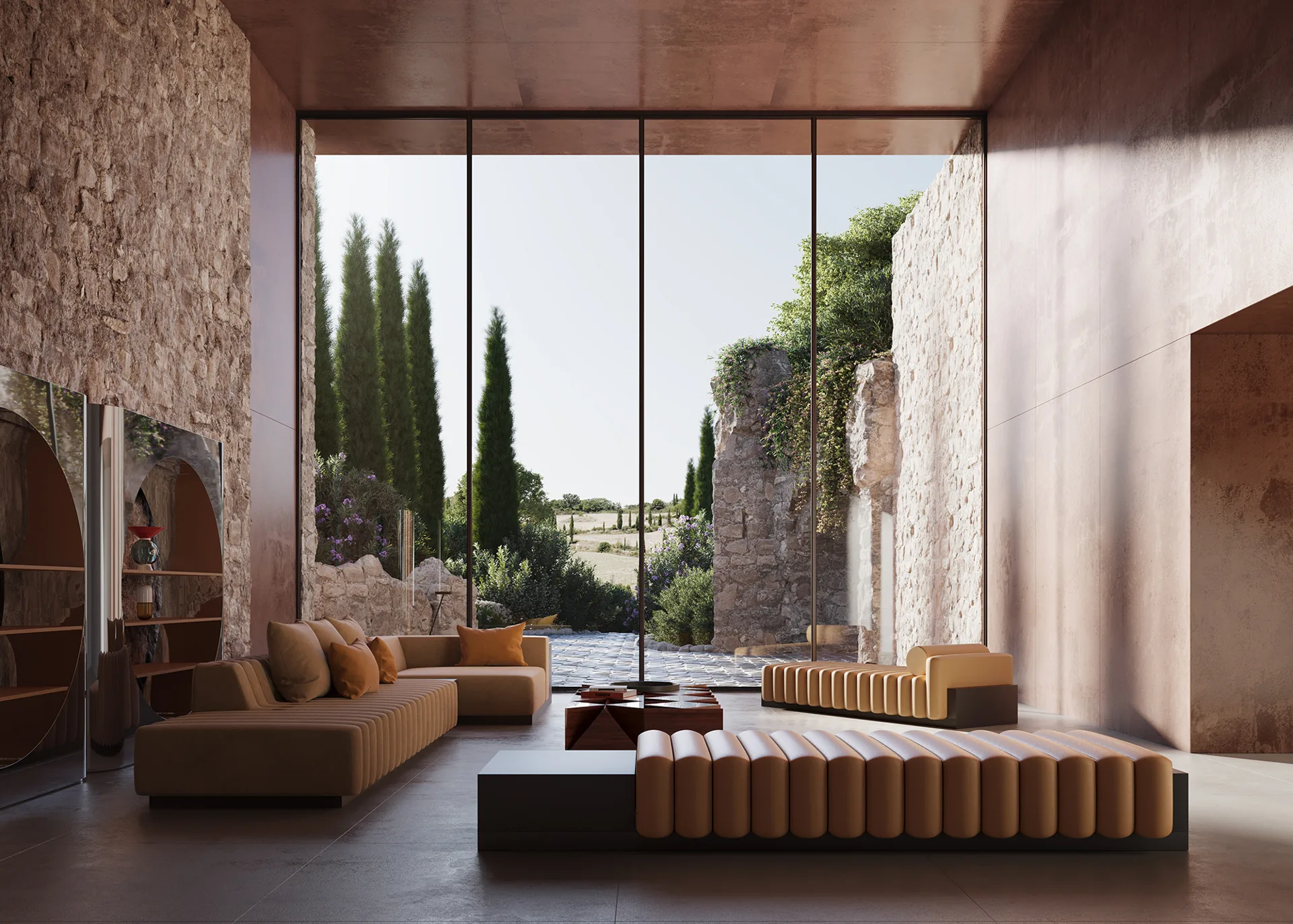 Render fotorealistici per la collezione Total Living