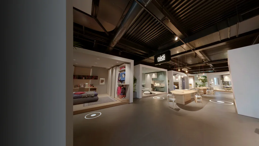 Nidi : Virtual Tour dello showroom camerette