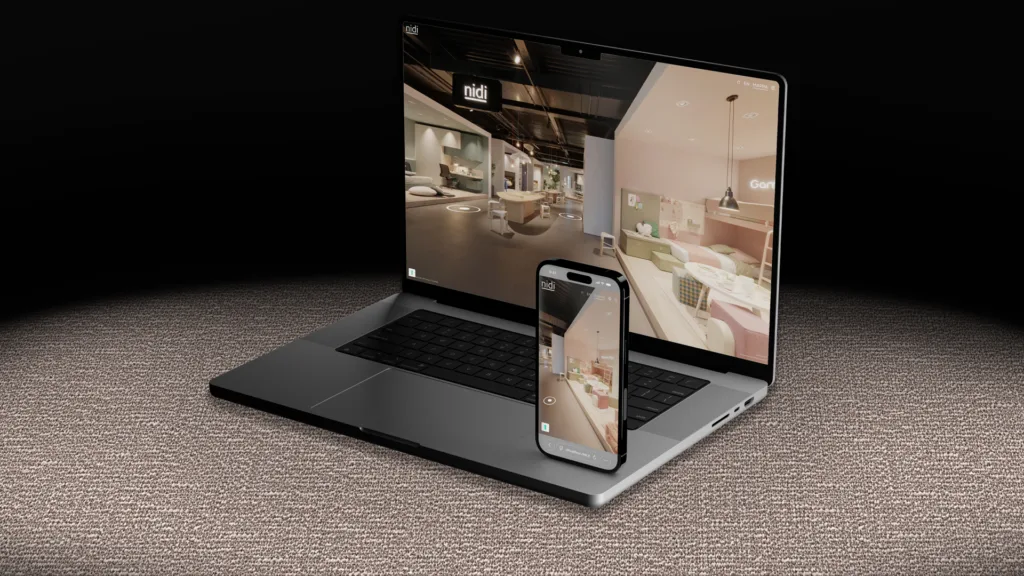 Virtual Tour dello showroom camerette Nidi