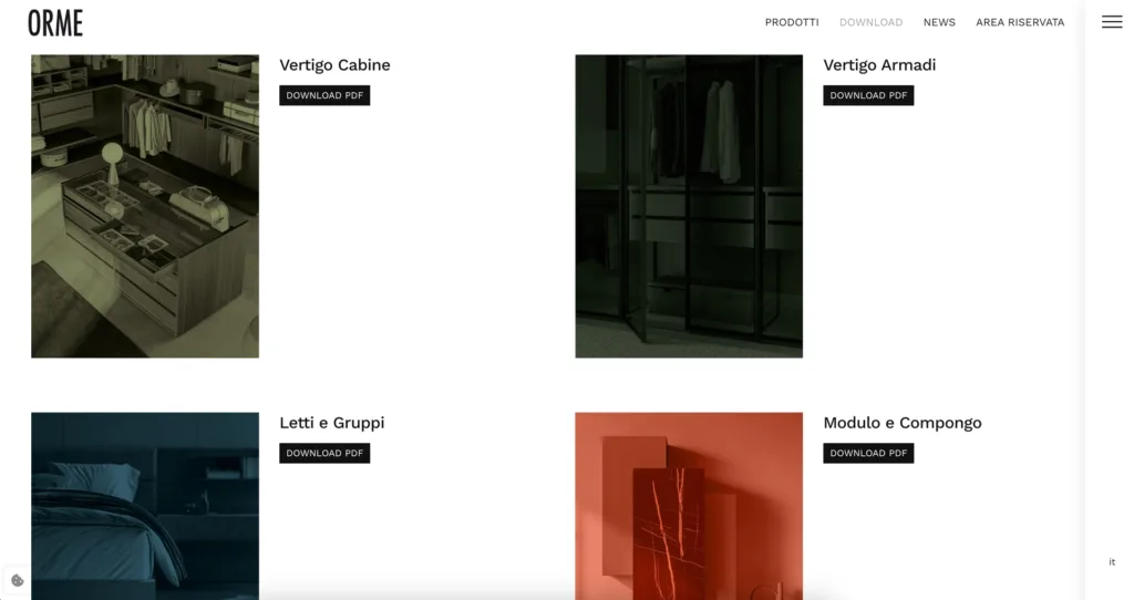 Sito web Orme