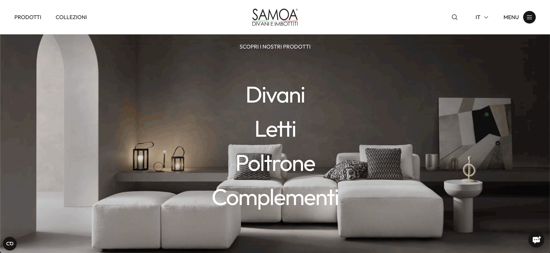 Sito web Samoa Divani
