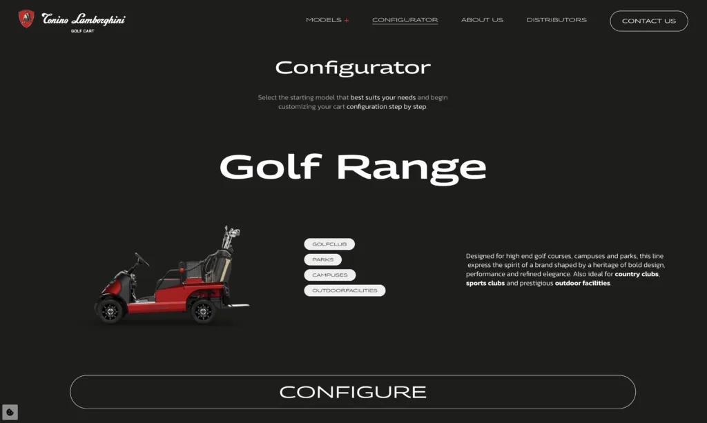 Golf Cart Tonino Lamborghini