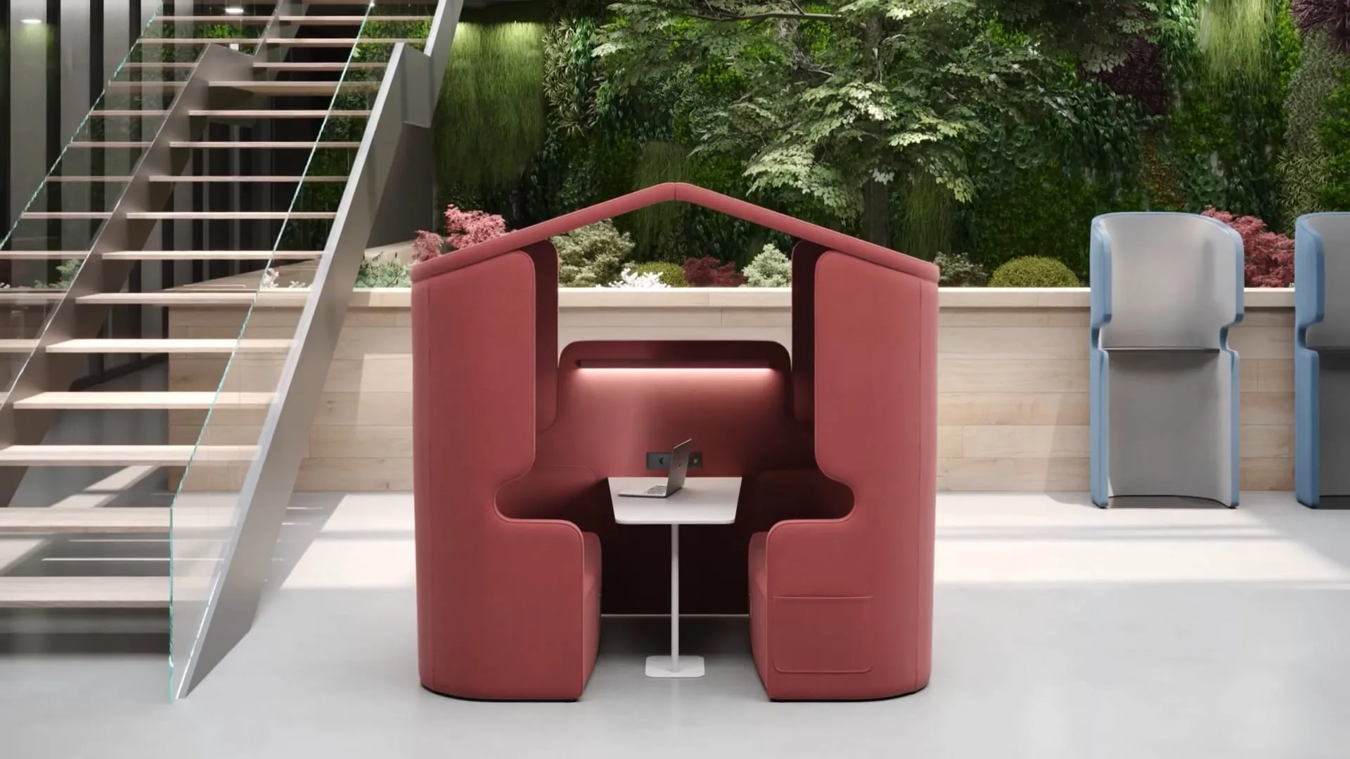 Animazione 3D di Arredo Ufficio