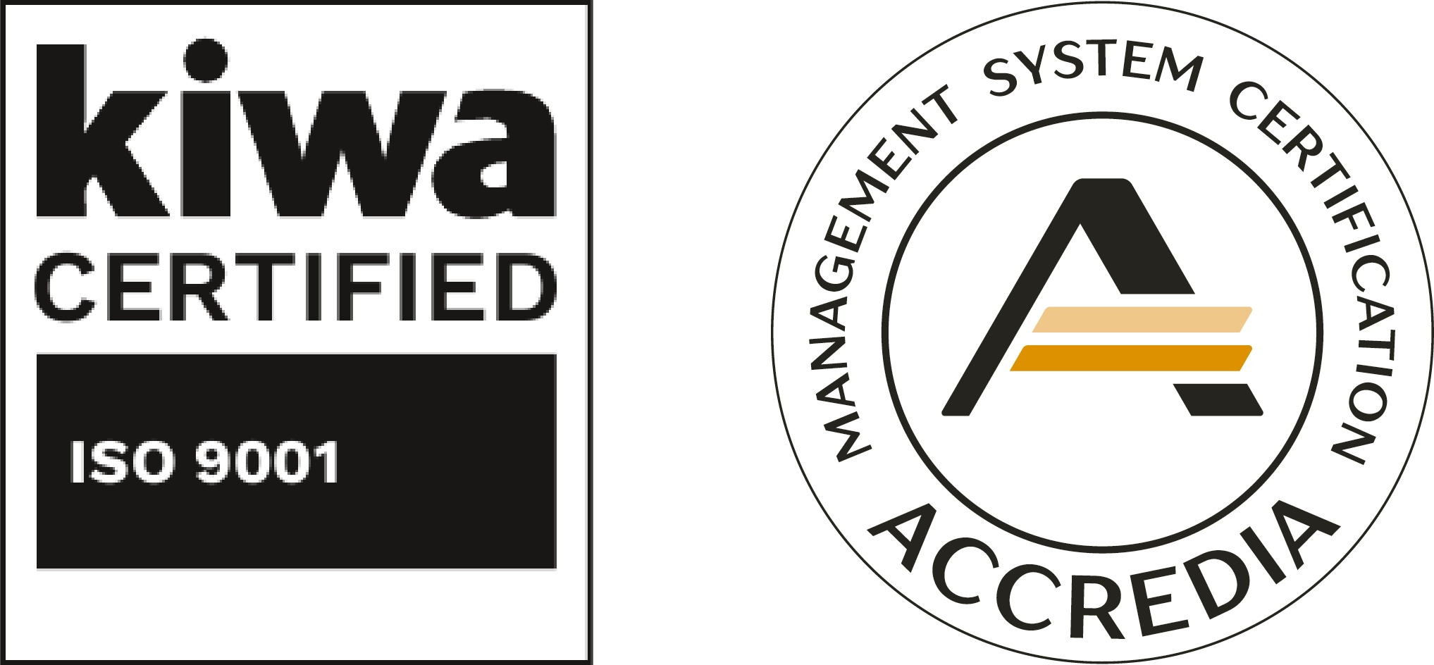 Kiwa Certified ISO 9001 - Accredia